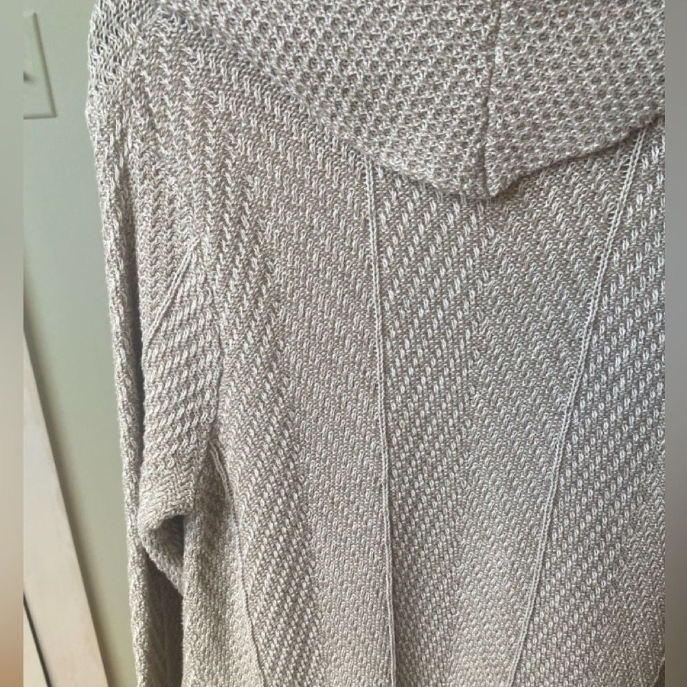 Jeanne Pierre Cowl neck sweater tunic 100% Cotton Large - Picture 9 of 10